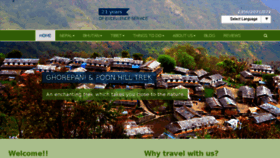 What Himalayahiking.com website looked like in 2018 (6 years ago)