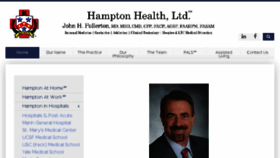 What Hamptonhealthltd.com website looked like in 2018 (6 years ago)