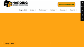 What Hardingconstruction.biz website looked like in 2018 (5 years ago)