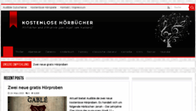 What Hoerbuch-kostenlos-download.de website looked like in 2018 (6 years ago)