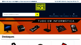 What Hardbox.com.br website looked like in 2018 (6 years ago)