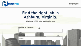 What Higher-hire.com website looked like in 2018 (6 years ago)
