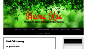 What Huongxua.org website looked like in 2018 (6 years ago)