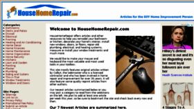 What Househomerepair.com website looked like in 2018 (5 years ago)