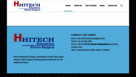 What Hitech-enterprises.com website looked like in 2018 (6 years ago)