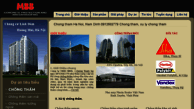What Hanoichongtham.com website looked like in 2018 (5 years ago)