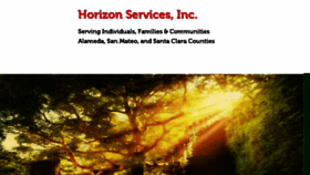What Horizonservices.org website looked like in 2018 (6 years ago)