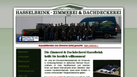 What Hasselbrink-zimmerei.de website looked like in 2018 (6 years ago)