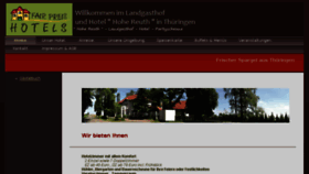 What Hotelhohereuth.de website looked like in 2018 (5 years ago)