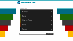 What Haileysara.com website looked like in 2018 (6 years ago)