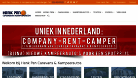 What Henkpen.nl website looked like in 2018 (6 years ago)