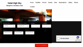 What Hotel-high-sky-bangalore.wchotels.com website looked like in 2018 (6 years ago)