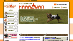What Hama-wan.com website looked like in 2018 (5 years ago)