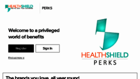 What Healthshield.xexec.com website looked like in 2018 (6 years ago)