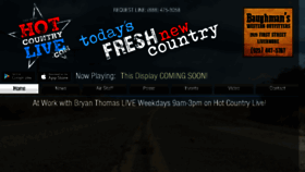 What Hotcountrylive.com website looked like in 2018 (6 years ago)