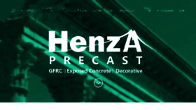 What Henza.net website looked like in 2018 (6 years ago)
