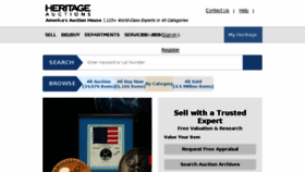 What Heritage.me website looked like in 2018 (5 years ago)