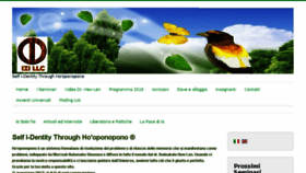 What Hooponoponoitalia.it website looked like in 2018 (6 years ago)