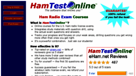 What Hamtestonline.com website looked like in 2018 (5 years ago)
