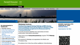 What Head-house.de website looked like in 2018 (6 years ago)