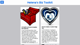 What Helenazwarts.com website looked like in 2018 (6 years ago)
