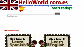 What Helloworld.com.es website looked like in 2018 (5 years ago)