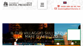 What Hotelpresidentsilvi.it website looked like in 2018 (6 years ago)