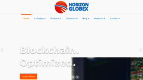 What Horizon-globex.com website looked like in 2018 (6 years ago)
