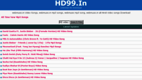 What Hd99.in website looked like in 2018 (6 years ago)