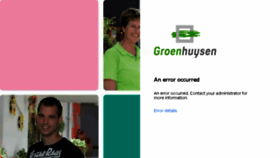 What Huysnet.groenhuysen.nl website looked like in 2018 (6 years ago)