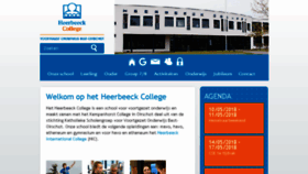 What Heerbeeck.nl website looked like in 2018 (6 years ago)