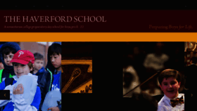 What Haverford.org website looked like in 2018 (6 years ago)