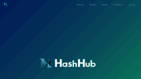 What Hashhub.tokyo website looked like in 2018 (6 years ago)