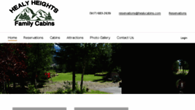 What Healycabins.com website looked like in 2018 (6 years ago)