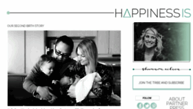 What Happinessisblog.com website looked like in 2018 (5 years ago)