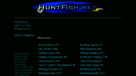 What Huntfish.ws website looked like in 2018 (5 years ago)
