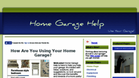 What Home-garage-help.com website looked like in 2018 (6 years ago)