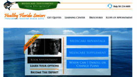 What Healthyfloridaseniors.com website looked like in 2018 (6 years ago)