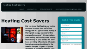 What Heatingcostsavers.com website looked like in 2018 (6 years ago)