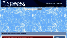What Hockeyforum.com website looked like in 2018 (5 years ago)