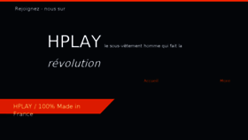 What Hplay.fr website looked like in 2018 (6 years ago)