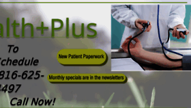 What Healthplus.clinic website looked like in 2018 (6 years ago)