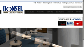 What Honsel-leuchten.de website looked like in 2018 (6 years ago)