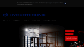 What Hydrotechnik.com website looked like in 2018 (5 years ago)