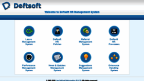 What Hr.deftsoft.biz website looked like in 2018 (5 years ago)
