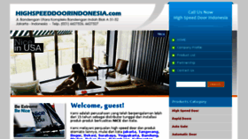 What Highspeeddoorindonesia.com website looked like in 2018 (5 years ago)