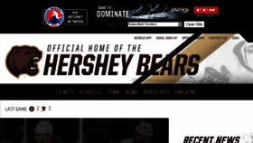 What Hersheybears.com website looked like in 2018 (5 years ago)