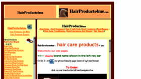 What Hairproducts4me.com website looked like in 2018 (5 years ago)