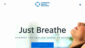 What Hyperbaricmedicalsolutions.com website looked like in 2018 (6 years ago)