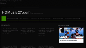 What Hdmusic27.com website looked like in 2018 (5 years ago)